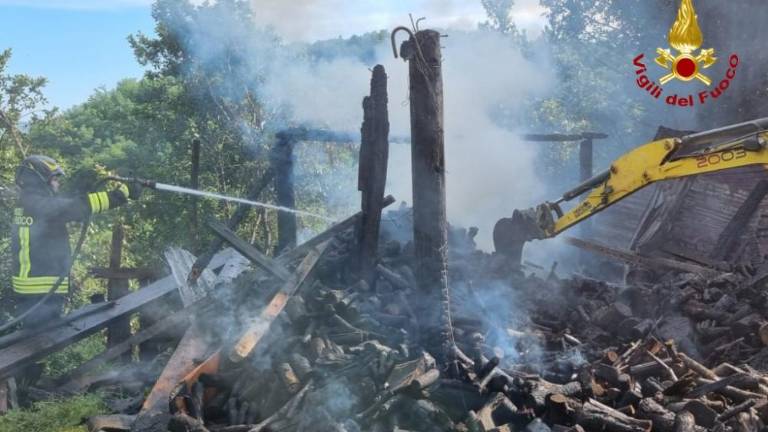 Na Oslavju ni gorela hiša, ampak drvarnica