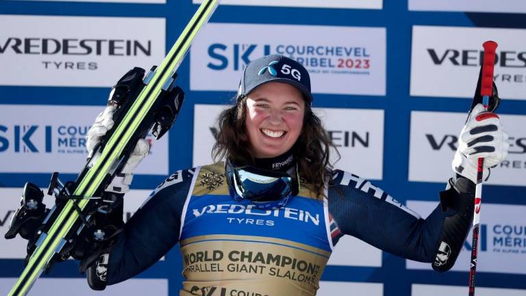 Svetovna prvaka Norvežanka Tvibert in Nemec Schmid