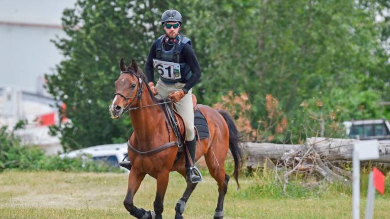 Jahači in njihovi konji močnejši od burje in dežja