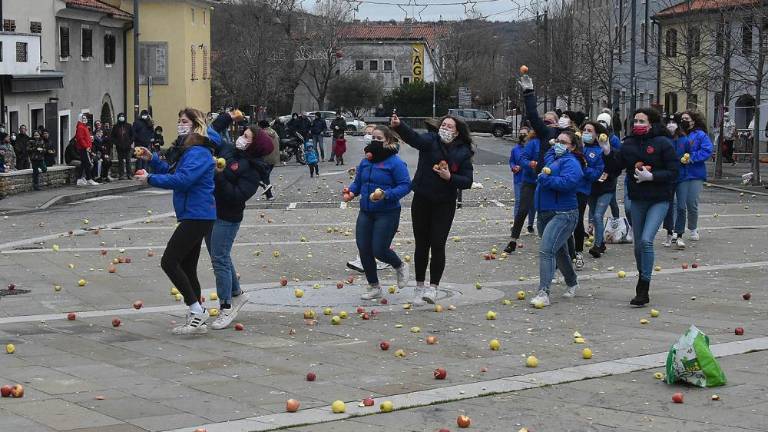 V Boljuncu letela jabolka