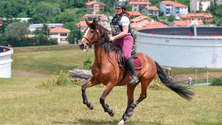 Jahači in njihovi konji močnejši od burje in dežja