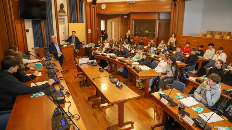 Licejci v vlogi občinskih svetnikov