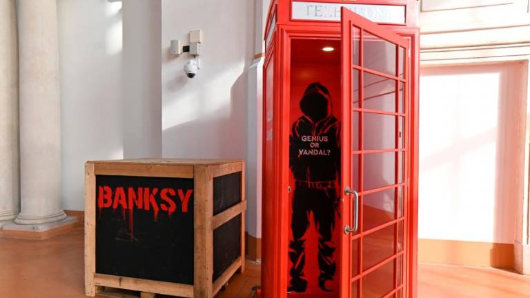 Banksyjeva razstava The great communicator