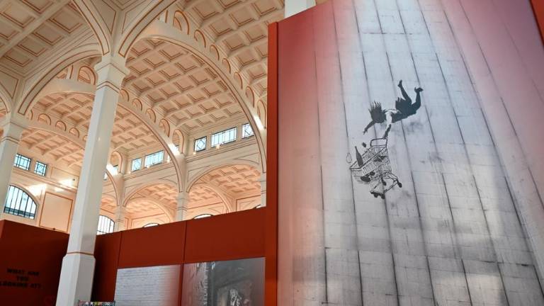 Banksyjeva razstava The great communicator