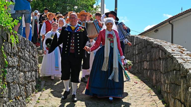 S slavnostno poroko Kraška ohcet doživela svoj višek