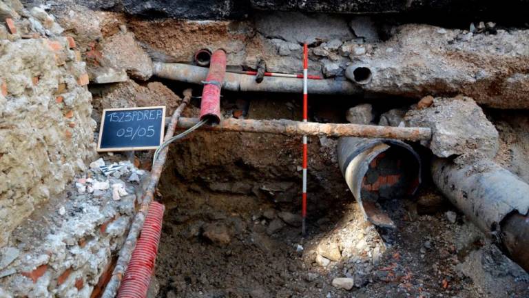 Na Trgu republike v Trstu odkrili arheološke ostanke