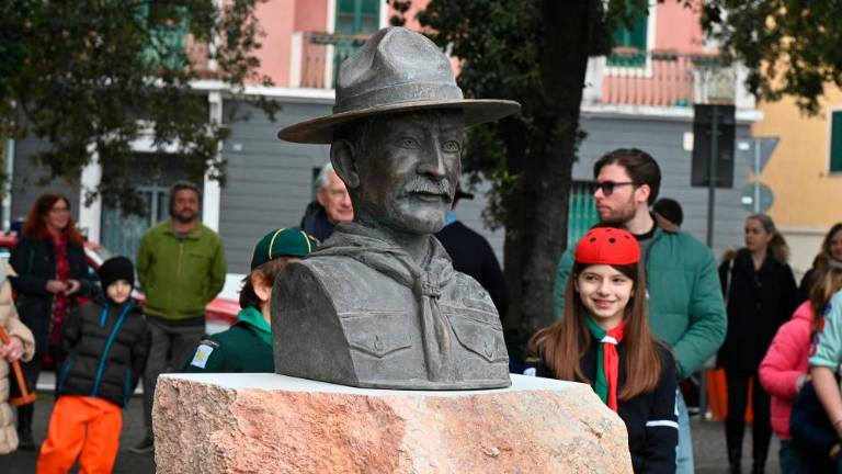Ustanovitelj skavtizma Baden-Powell dobil svoj doprsni kip v Barkovljah