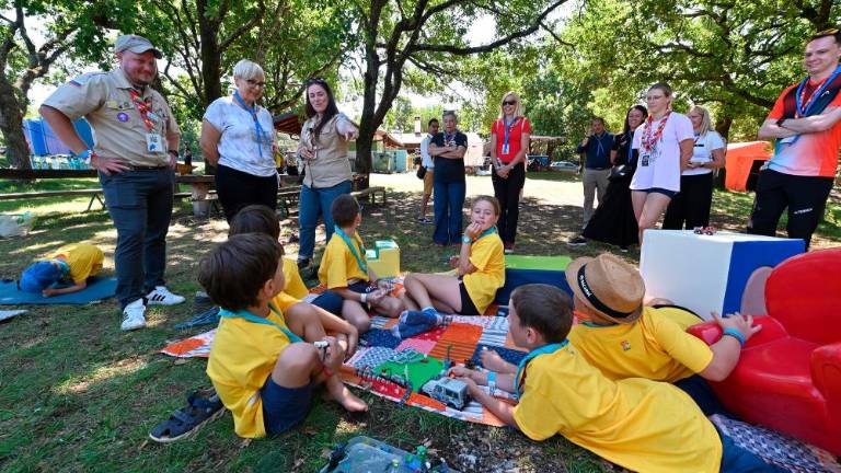 Predsedničin obisk na 17. taborniškem Zletu