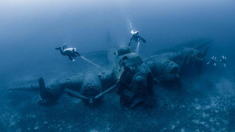 Ujel potopljeno letalo