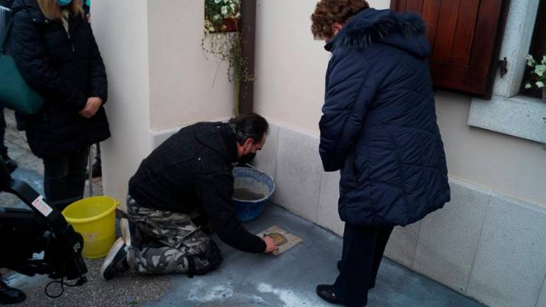 Tlakovec spomina so dobili še Bruno, Mario in Alojz