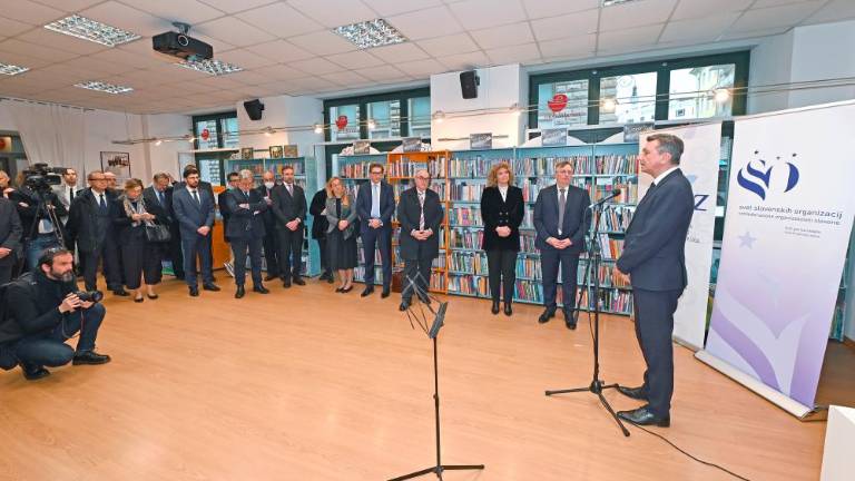 Predsednik Borut Pahor na poslovilnem obisku pri Slovencih v Italiji