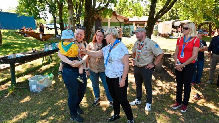 Predsedničin obisk na 17. taborniškem Zletu
