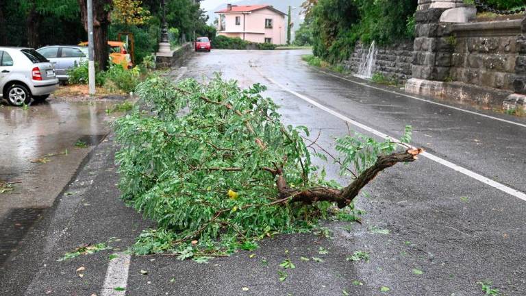 Zmerna burja povzroča še nekaj težav