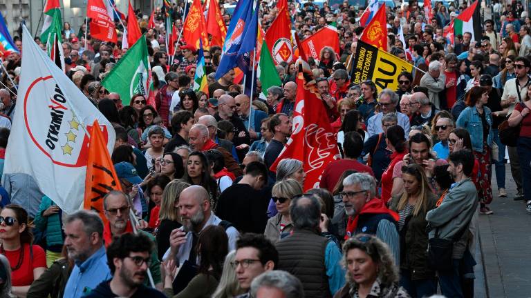 V Trstu 25. april zaznamovalo živahno proslavljanje