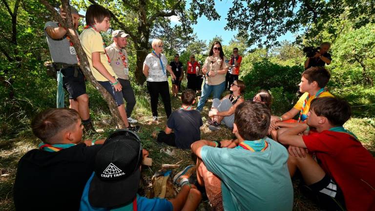 Predsedničin obisk na 17. taborniškem Zletu