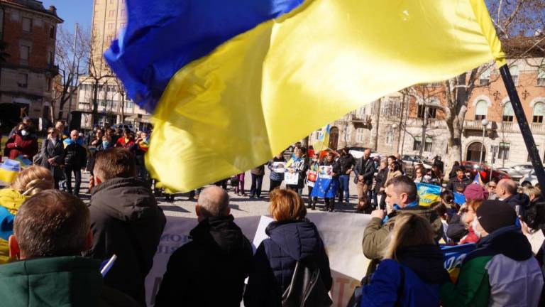 V Gorici čustven shod za mir v Ukrajini