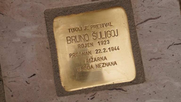 Tlakovec spomina so dobili še Bruno, Mario in Alojz