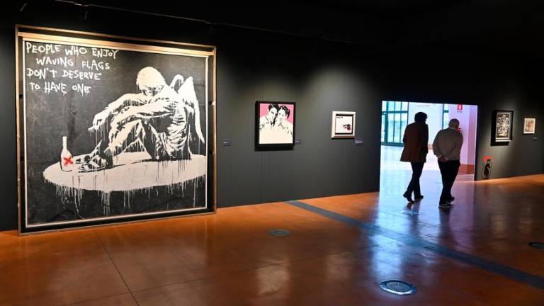 Banksyjeva razstava The great communicator