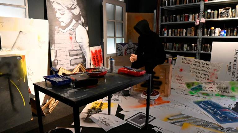 Banksyjeva razstava The great communicator