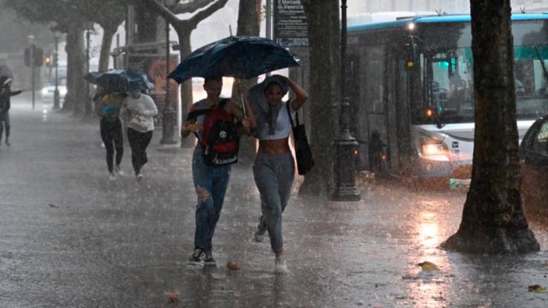 Močan naliv na Tržaškem (foto)