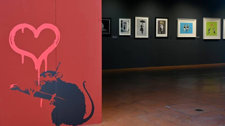 Banksyjeva razstava The great communicator