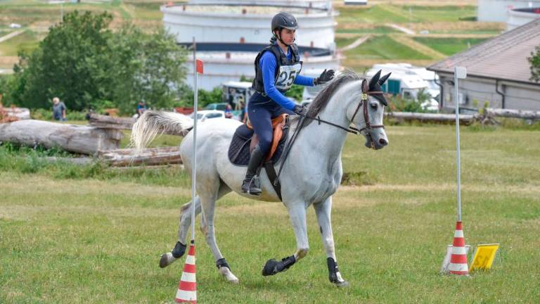 Jahači in njihovi konji močnejši od burje in dežja