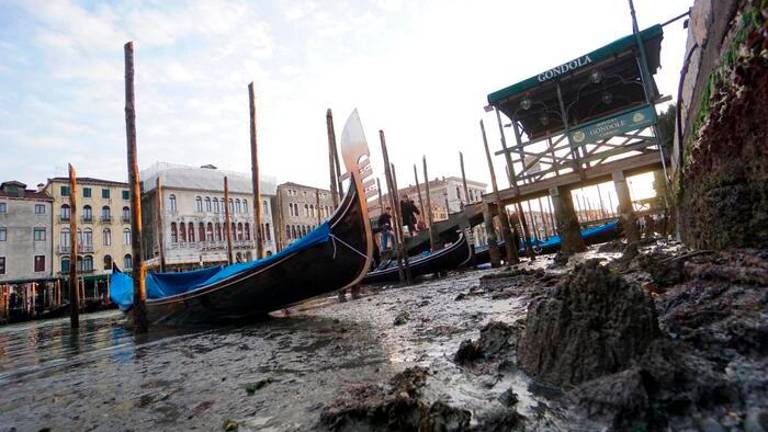 Beneški kanali ostali brez vode