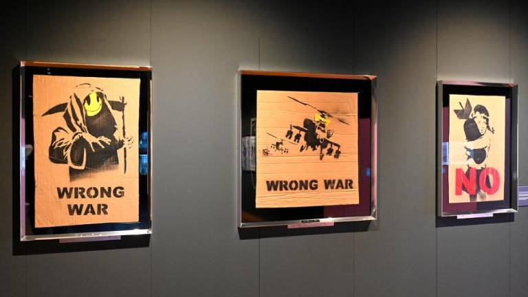 Banksyjeva razstava The great communicator