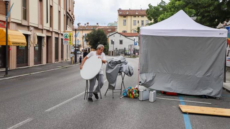 Goriško mestno središče že zaprto za promet