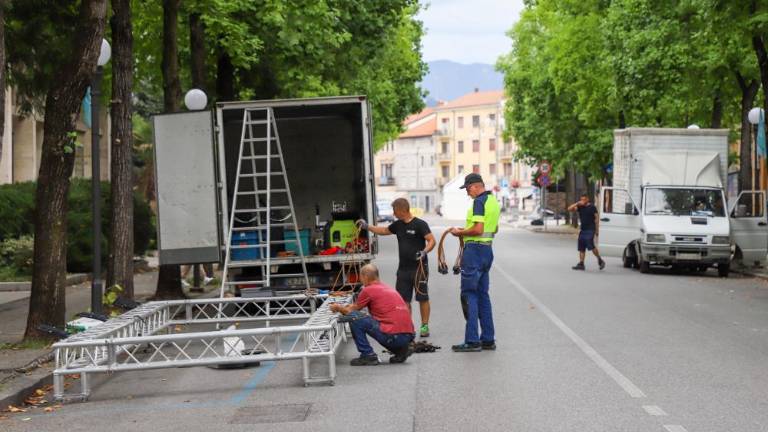 Goriško mestno središče že zaprto za promet