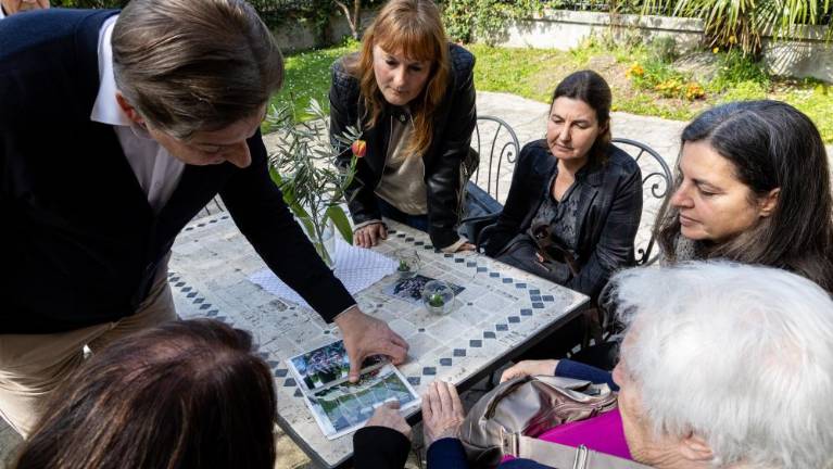 Priči trpke zgodovine obiskali Vilo Tomažič