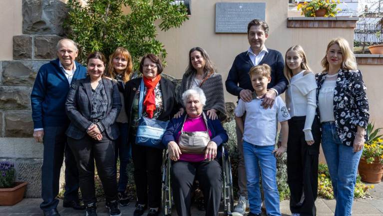 Priči trpke zgodovine obiskali Vilo Tomažič