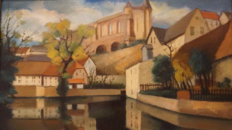 V medvojnem obdobju se je uveljavil zlasti kot akvarelist