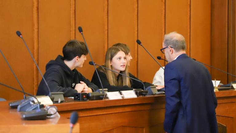 Licejci v vlogi občinskih svetnikov