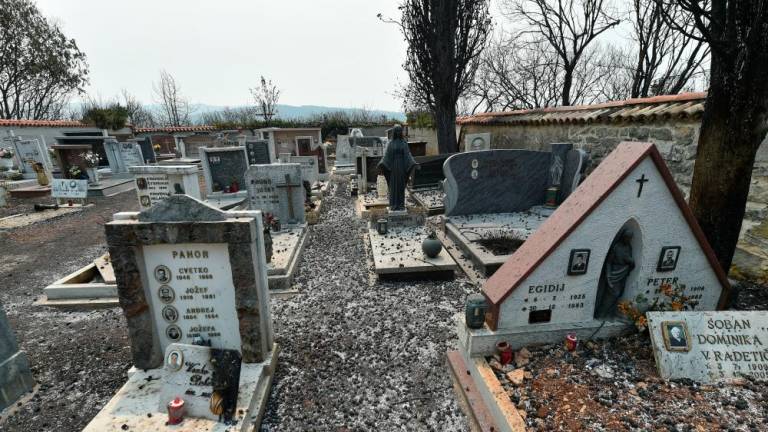 Pokopališče v Jamljah začasno zaprto