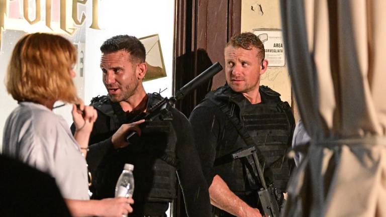 Na Borznem trgu štirje igralci Netflixove produkcije