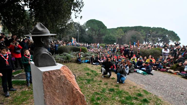 Ustanovitelj skavtizma Baden-Powell dobil svoj doprsni kip v Barkovljah