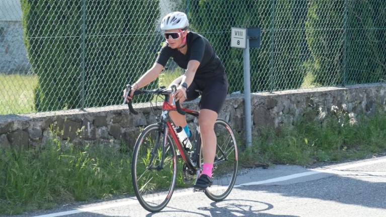 Caterina Sinigoi pred sezono tudi na cestnem kolesu in rolkah
