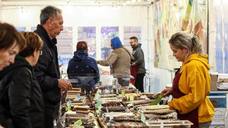 Vonj čokolade vabi na Trg sv. Antona