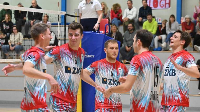 SloVolley ZKB se je moral potruditi