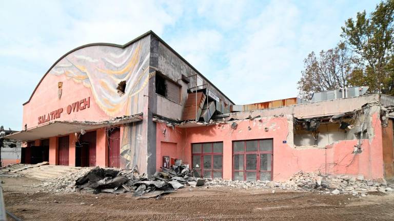 Začelo se je rušenje dvorane Tripcovich