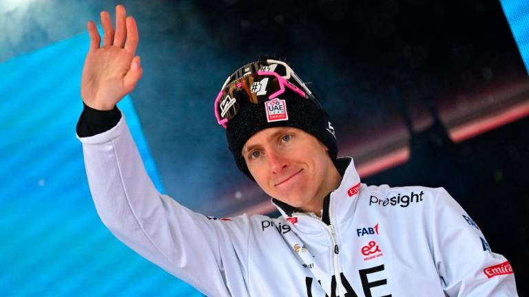 Pogačar v Plodnu za jutri napovedal lov na šesto zmago