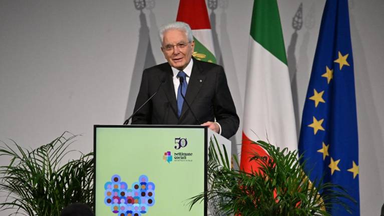 Predsednik Mattarella odprl Socialni teden katoličanov