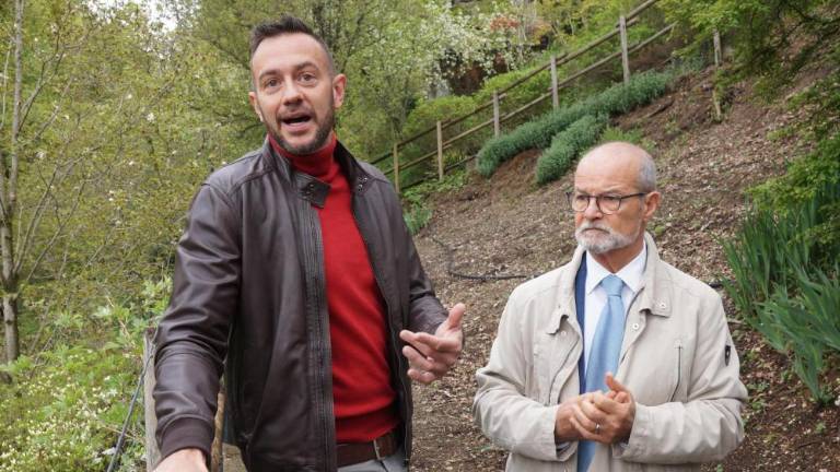 Po obnovi vrta še nove pešpoti in namakalni sistem