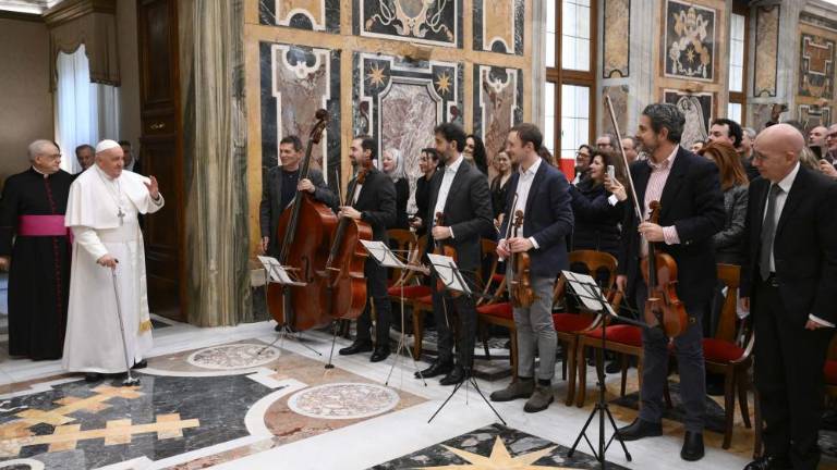 Goriški violinist igral za papeža