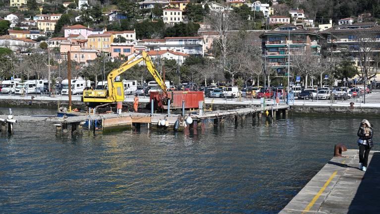 V Barkovljah daljšajo promenado in bagrajo za globlji portič