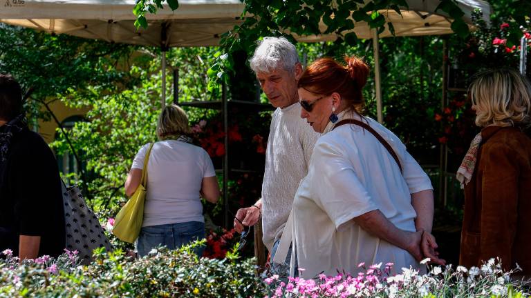 Jubilejni cvetlični sejem Horti Tergestini privabil številne obiskovalce