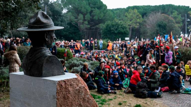 Ustanovitelj skavtizma Baden-Powell dobil svoj doprsni kip v Barkovljah