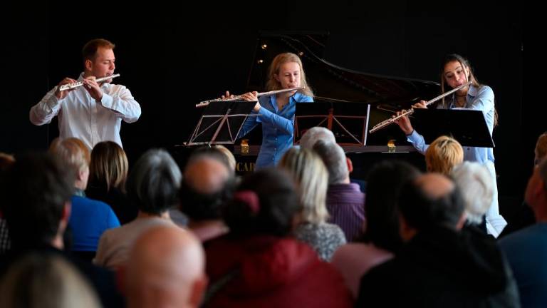 Na zaključni matineji mladi flavtisti in pianisti GM