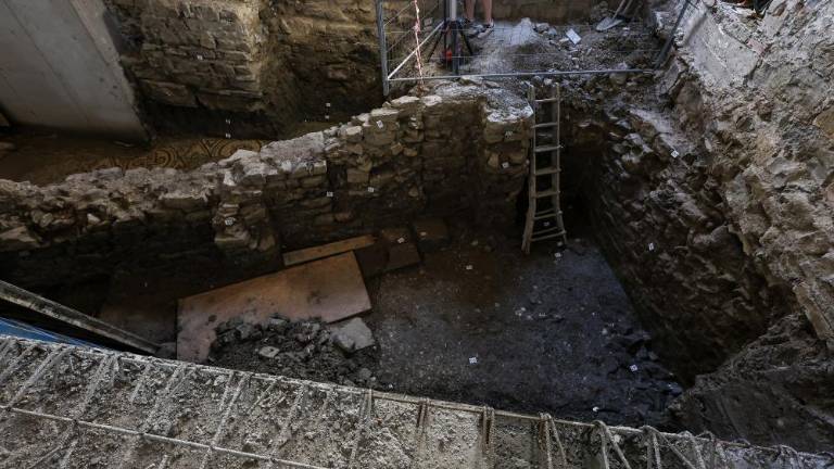 Starokrščanska bazilika pod šolo sredi Trsta